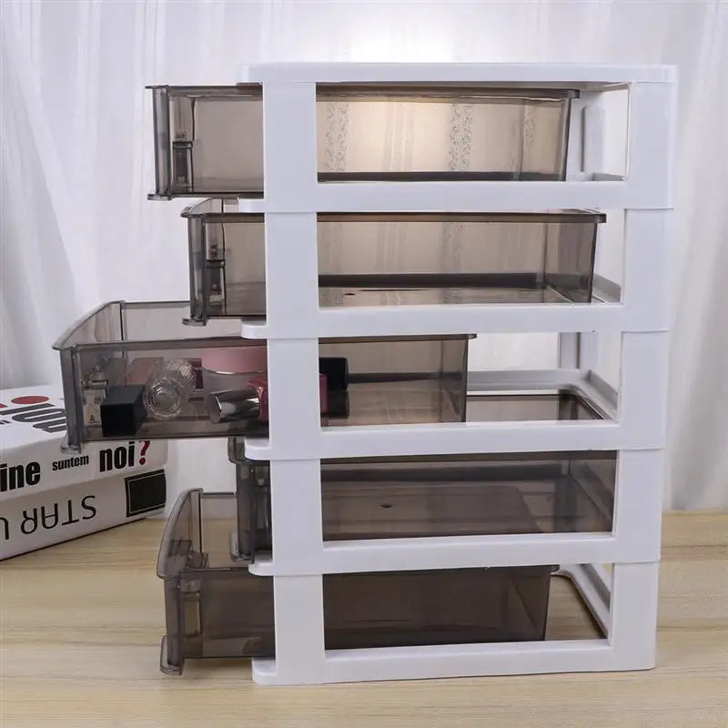 Desktop Plastic Organizer - Stackable Storage Drawers