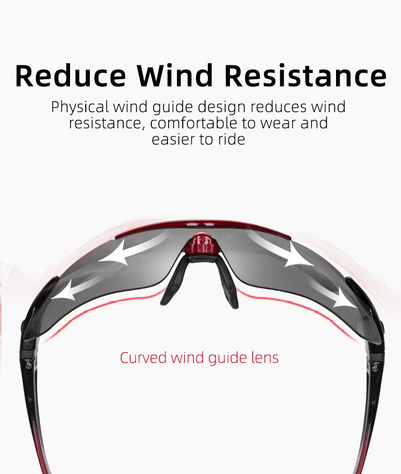 ROCKBROS Cycling Flexible Polarised Photochromic Sunglasses