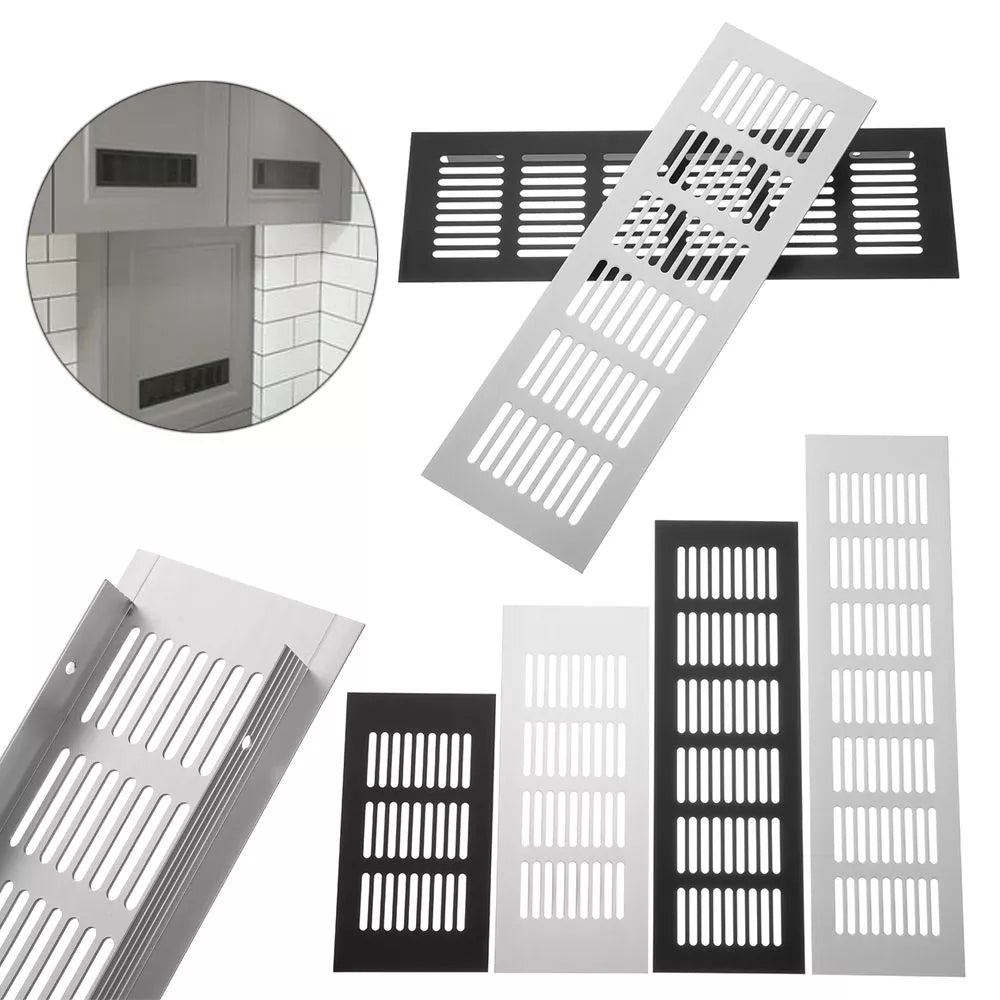 Aluminium Alloy Cabinet Air Vent -Ventilator Grille Decor Cover Closet Shoe Wardrobe Vents