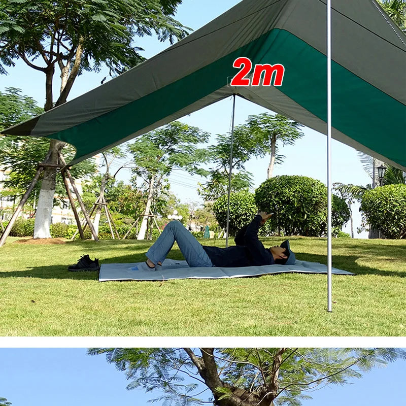 2m / 1.8m Folding Tarp Pole for camping awning and tent