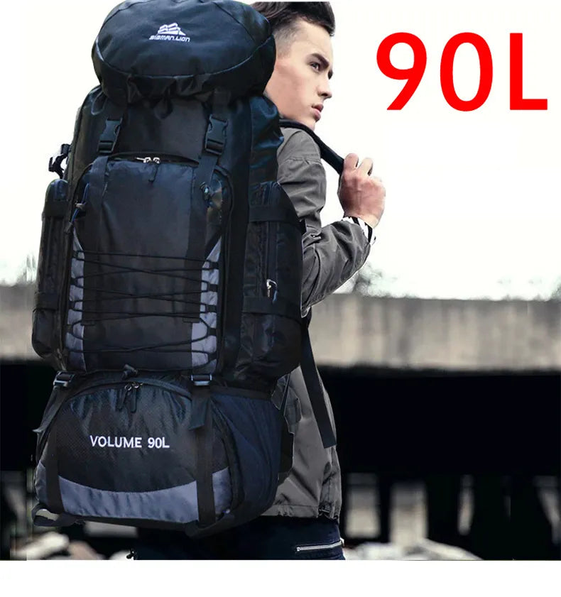 90L Travel Camping Backpack | Mountaineering Large Capacity Sports Bag