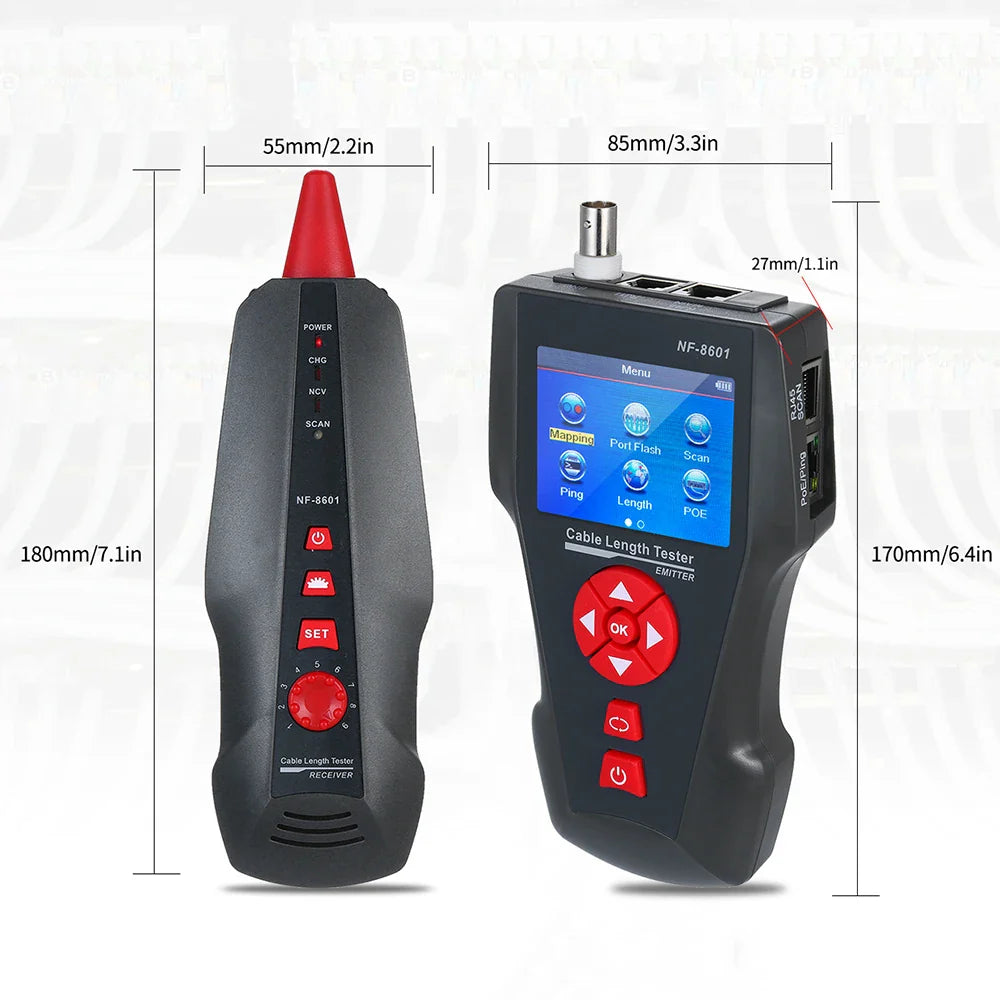 Original Noyafa NF-8601W Multifunction Network Cable Tester