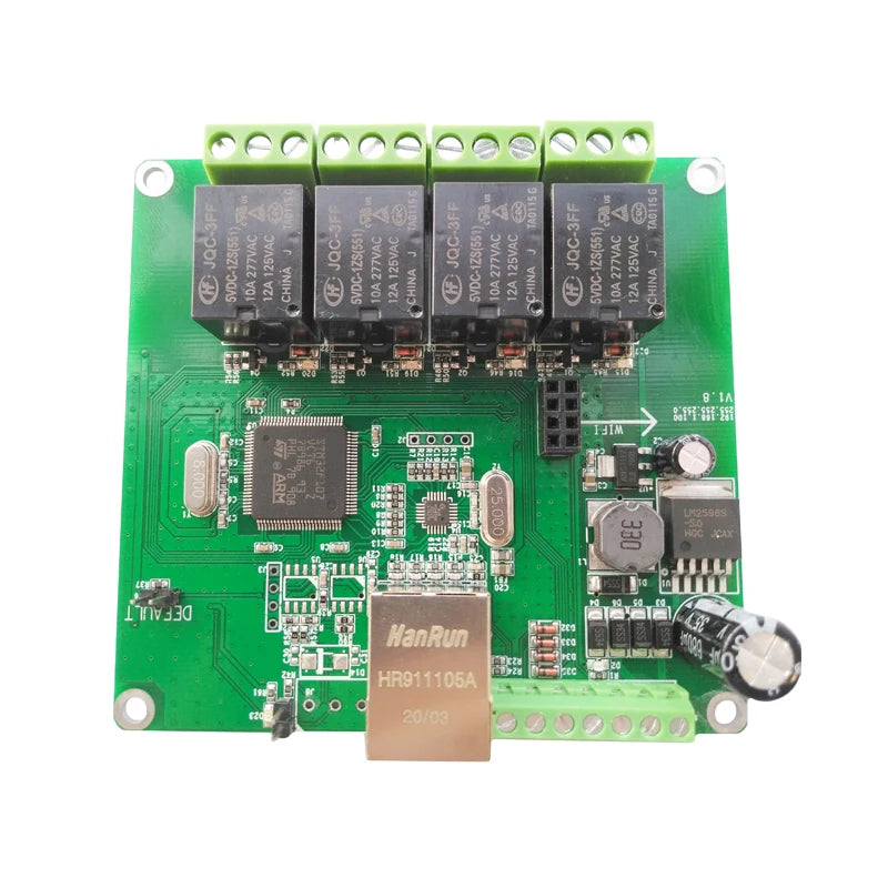 Ethernet Relay Network Wifi Switch Modbus MQTT TCP UDP Web HTTP Schedule Task CAN RS485 CoAP Domoticz Timer Module