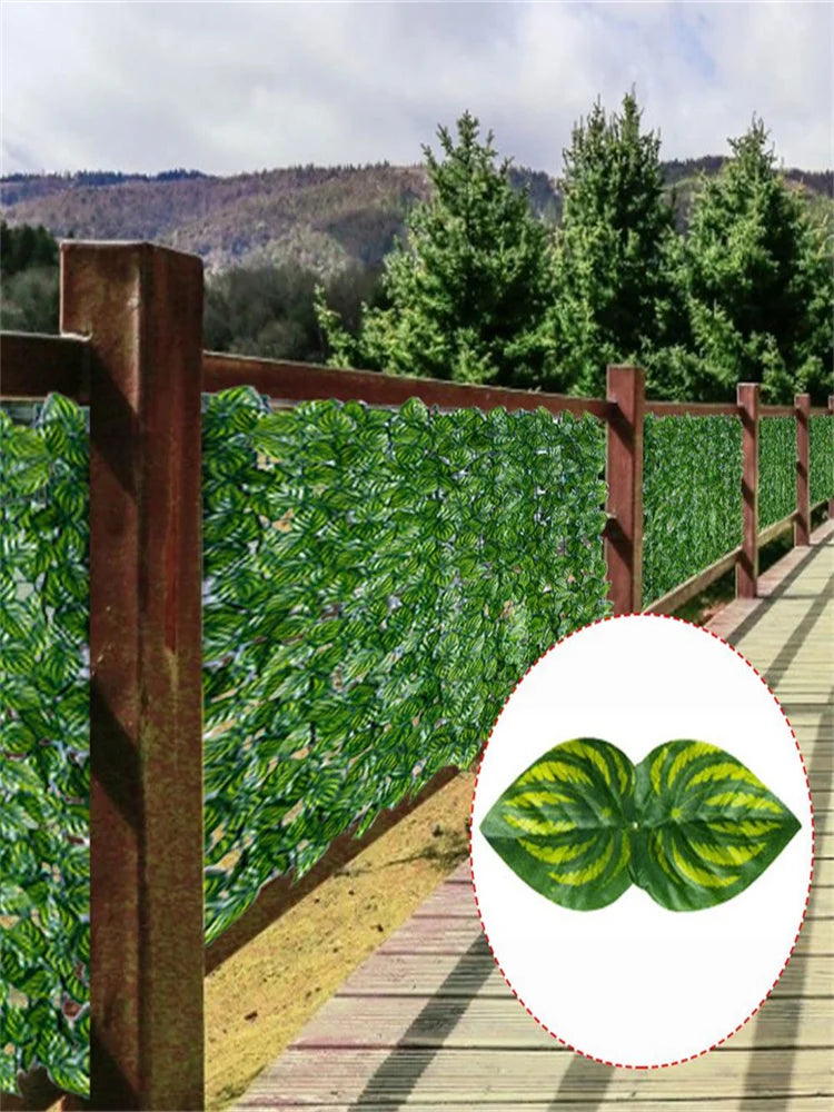 Artificial Leaf Privacy Fence Roll - Enhance Your Outdoor Space