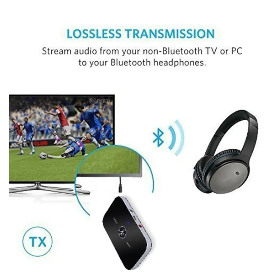 Bluetooth 5.0 Audio Transmitter Receiver Stereo 3.5mm AUX Jack RCA USB Dongle Music Wireless Adapter For Car kit PC TV Headphone