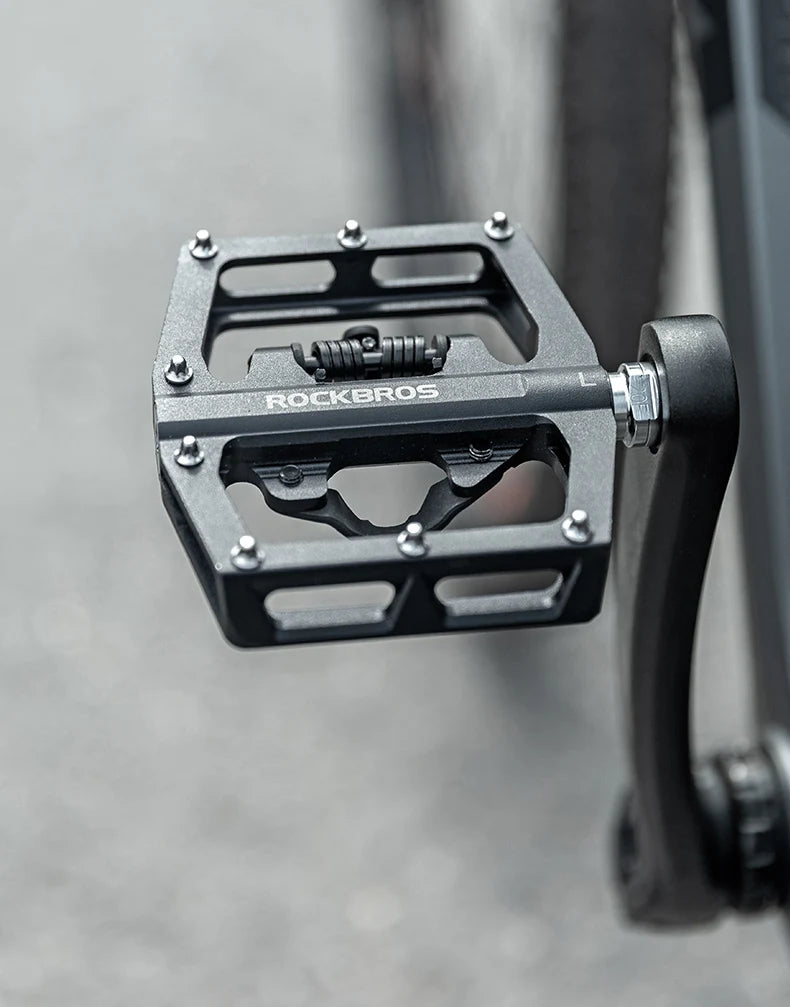 ROCKBROS Non-Slip Bicycle Pedals | Aluminum Alloy Flat Platform