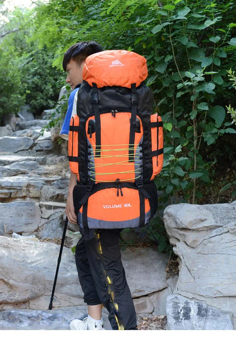 90L Travel Camping Backpack | Mountaineering Large Capacity Sports Bag