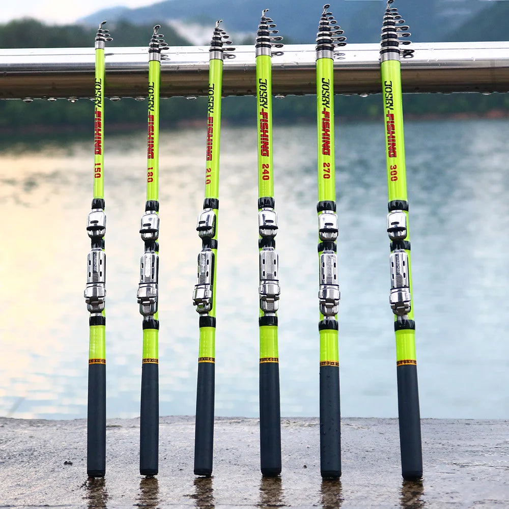 BAKAWA Ultralight Fishing Rod | Telescopic Carbon Fiber