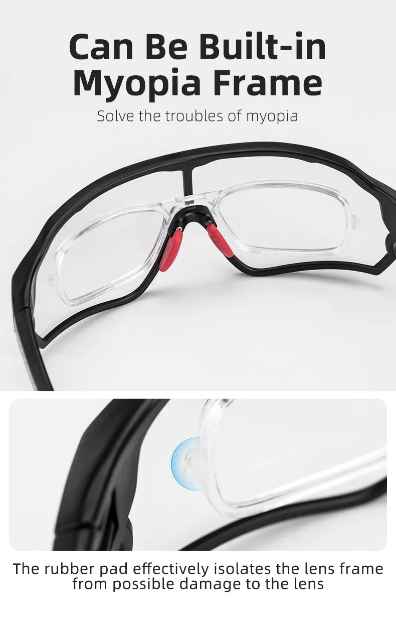 ROCKBROS Photochromic Cycling Glasses | UV400 Sunglasses