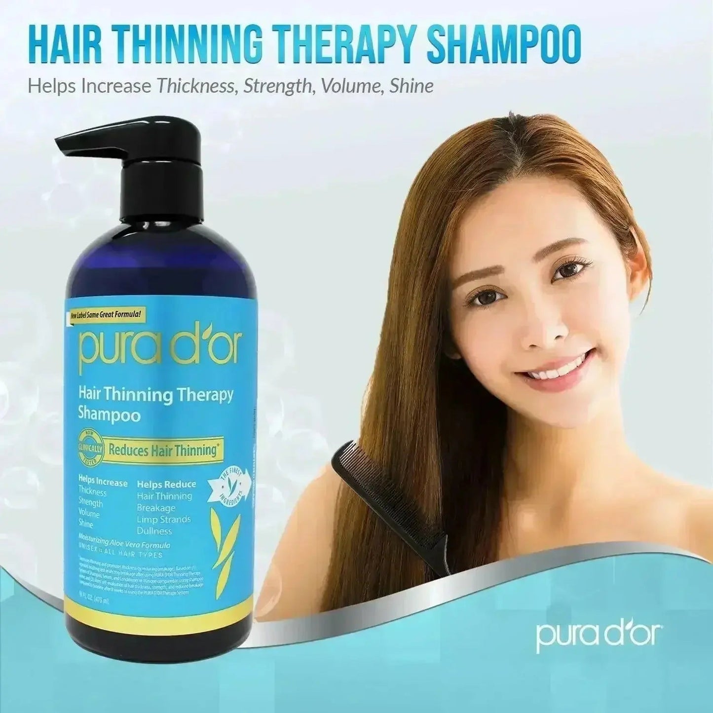Pura d'or Hair Thinning Shampoo Treatment
