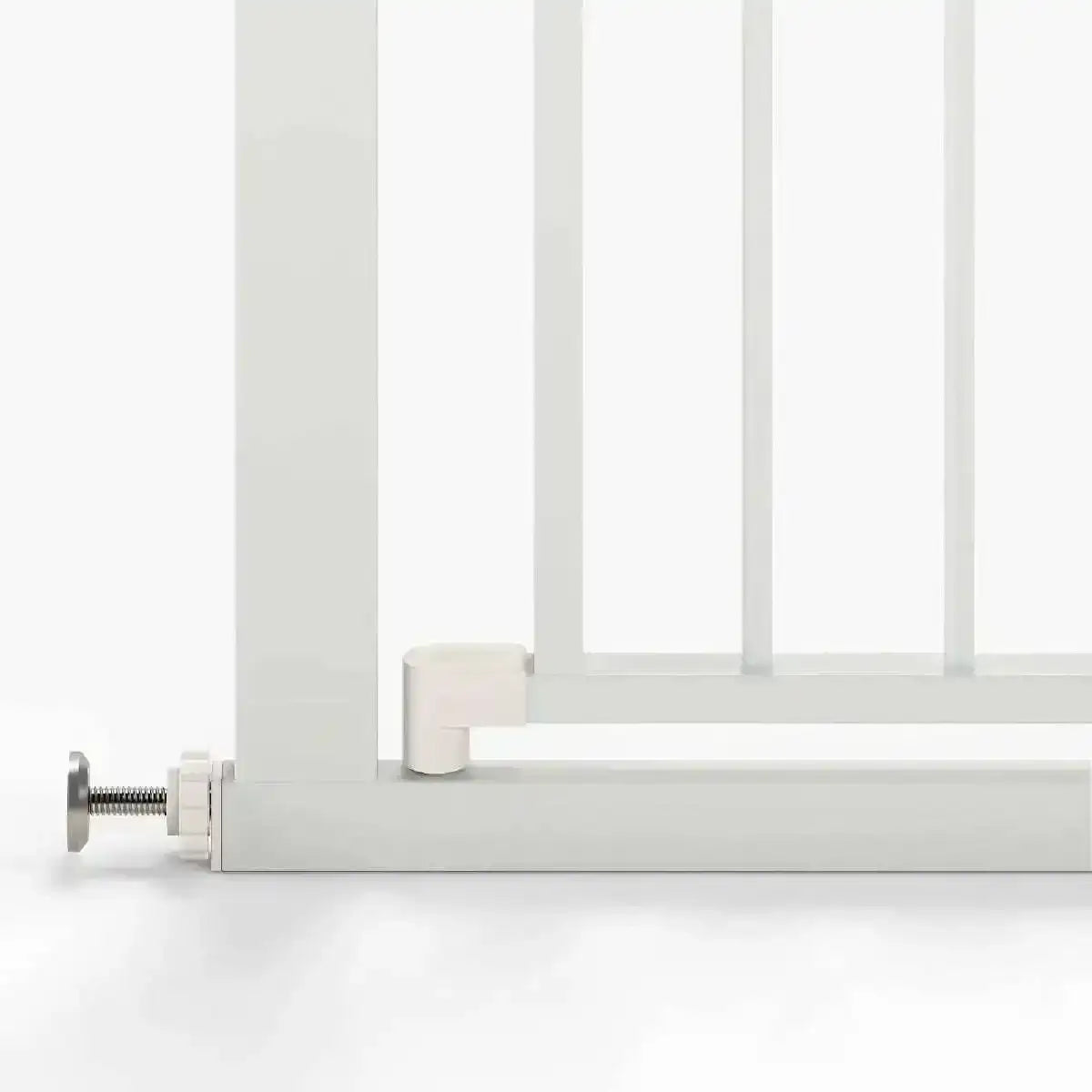 Venture Q-Fix 110cm Extra Tall Pressure Fit Baby & Pet Safety Gate - 73-80cm - White
