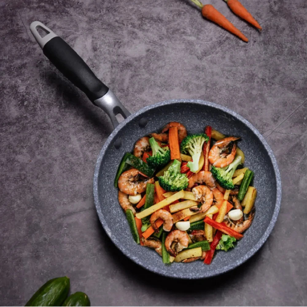 Durable Stone Non-Stick Frying Pan & Wok