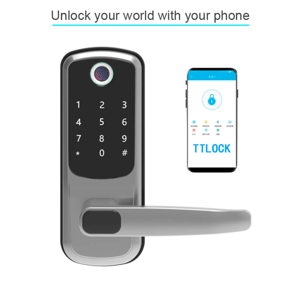 TTLOCK Wifi Smart Door Lock Biometric Security