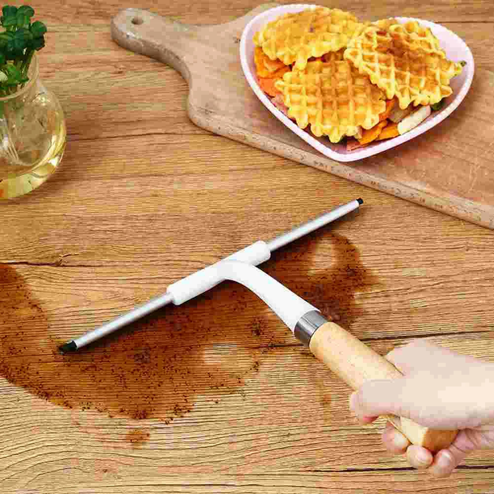 Automotive Glass Cleaner Cleaning Accessory Glass Squeegee Toolheld Window Squeegee Wiper Wood Water Removal Tool