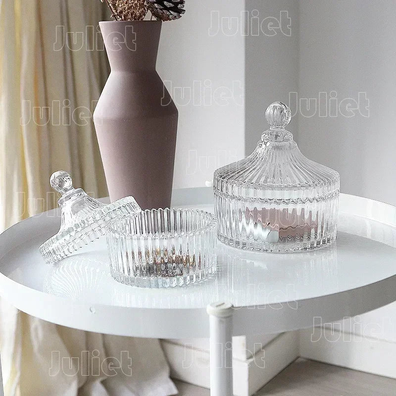 Nordic Style Glass Sugar Jar - Versatile Storage & Decor