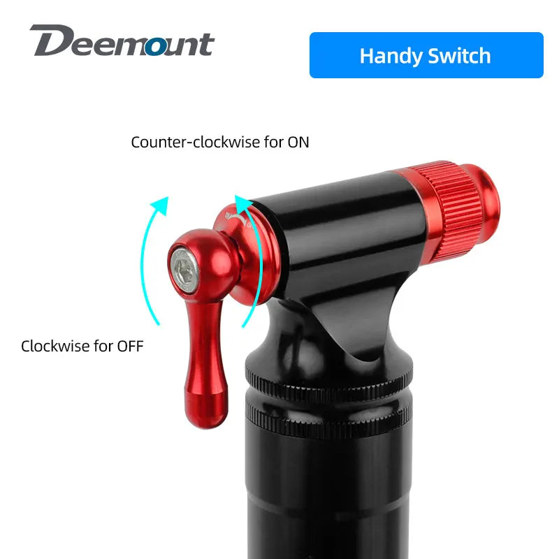 Bicycle CO2 Inflator | Presta Schrader Valve Quick Pumping