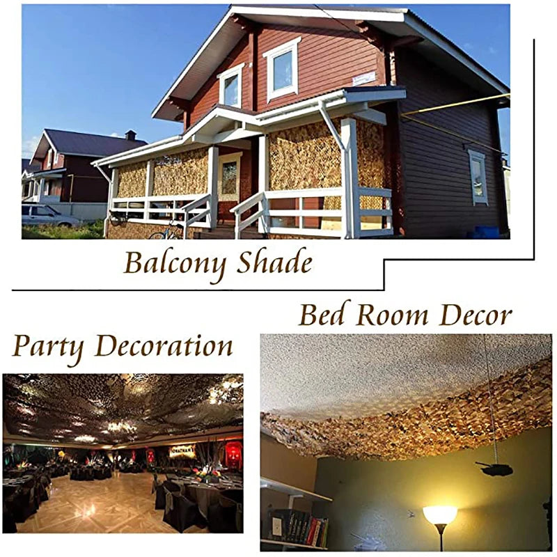 Camo Netting | Wide Camouflage Net for Decoration