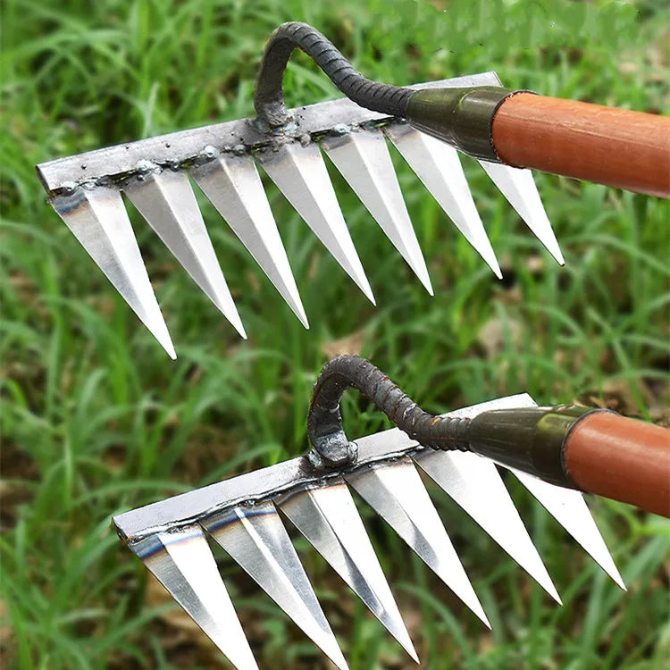 Steel Gardening Hoe Weeding Rake Tool