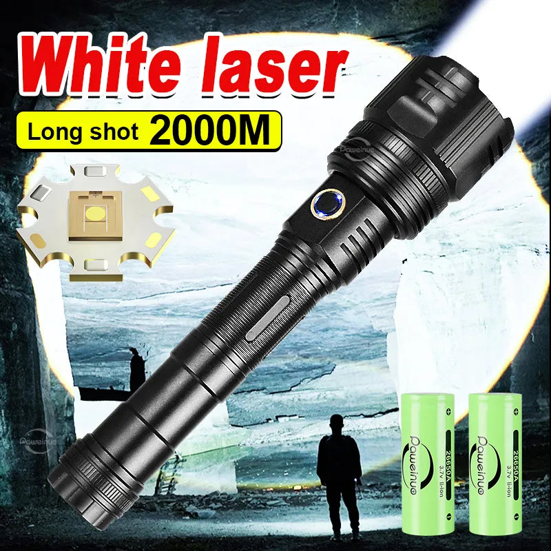Ultra powerful USB rechargeable flashlight