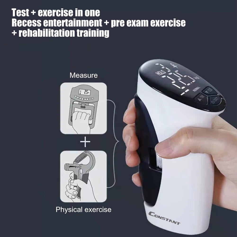 Auto Capturing Electronic Grip Power Strength Trainer - Smart Hand Dynamometer