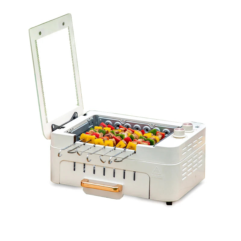 Smokeless Electric BBQ Rotating Grill & Oven