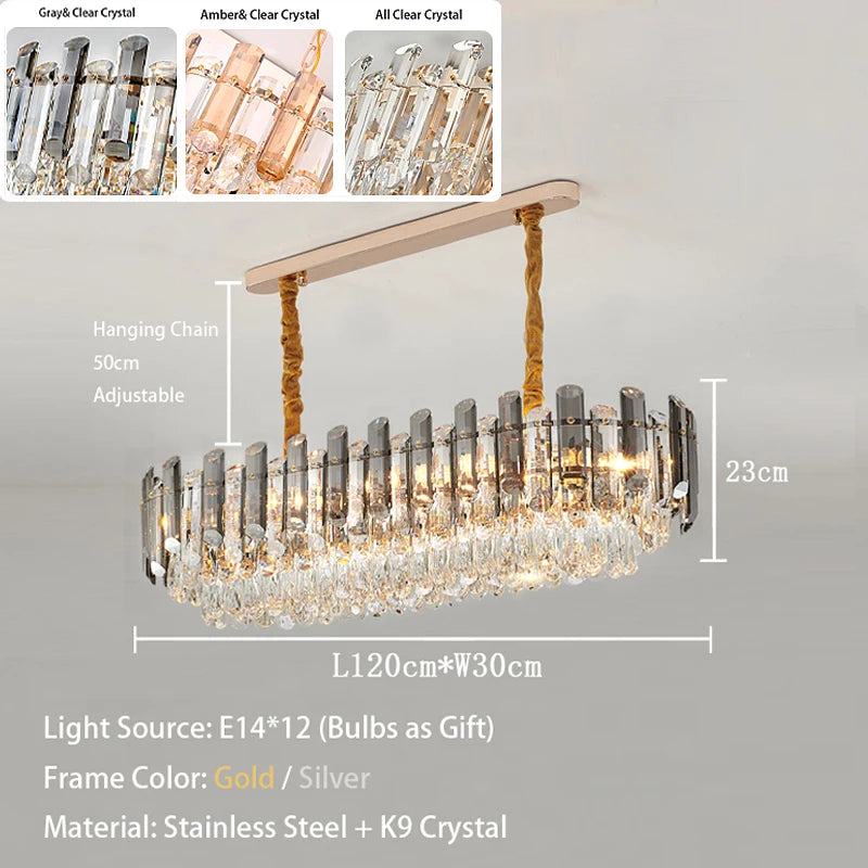 Modern LED Ceiling Lights - Luxury Crystal Balls