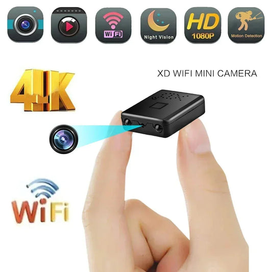 Mini Camera Wifi Camcorder 4K Full HD 1080P Video Recorder Small Motion Detection Night Vision Security Smart Home IP Web Cam