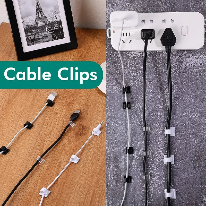 Self-Adhesive Cable Organizer Clips