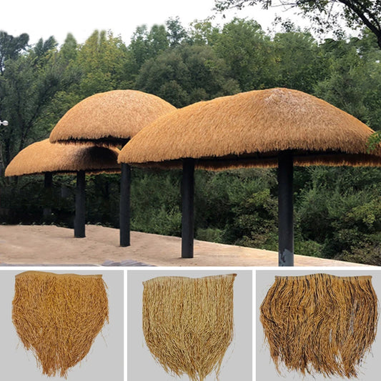 Artificial Straw Fake Grass Plant - Simulated Palm Thatch for Roofing