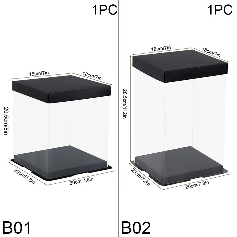 Large Transparent Cake Gift Box