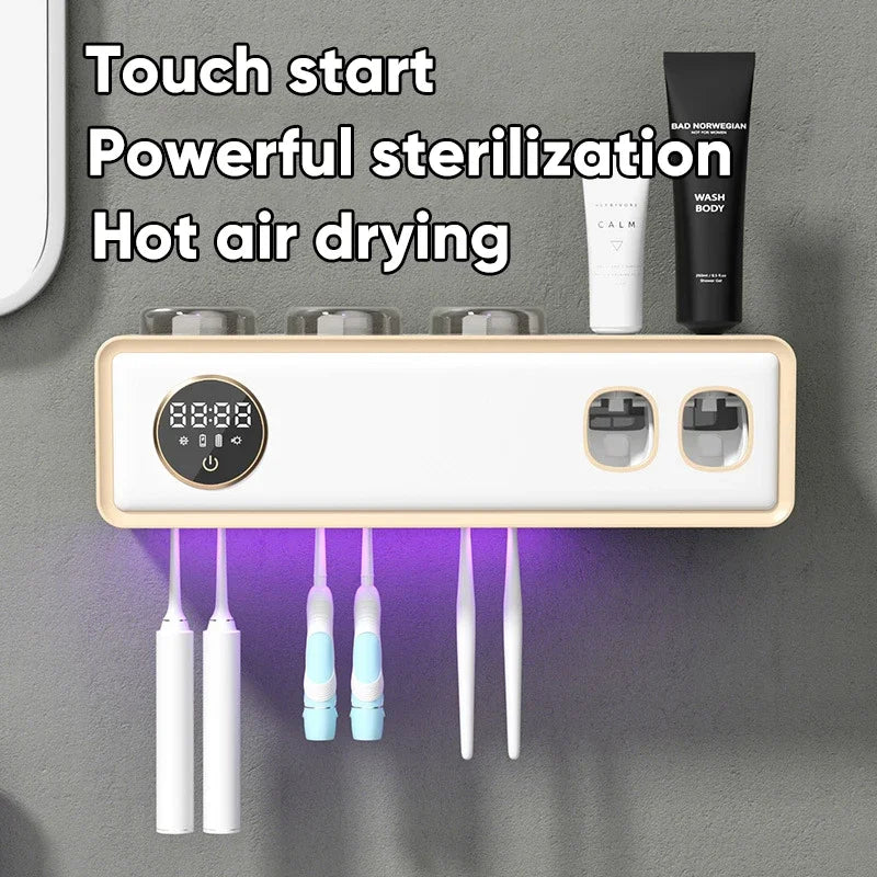 UV Toothbrush Holder with Fast Drying Sterilizer