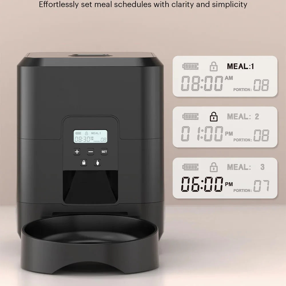 Smart Pet Feeder Automatic Cat Feeder Slow Food Machine for Fog Timed and Quantitative Auto Cat Food Dispenser Cat Bowl