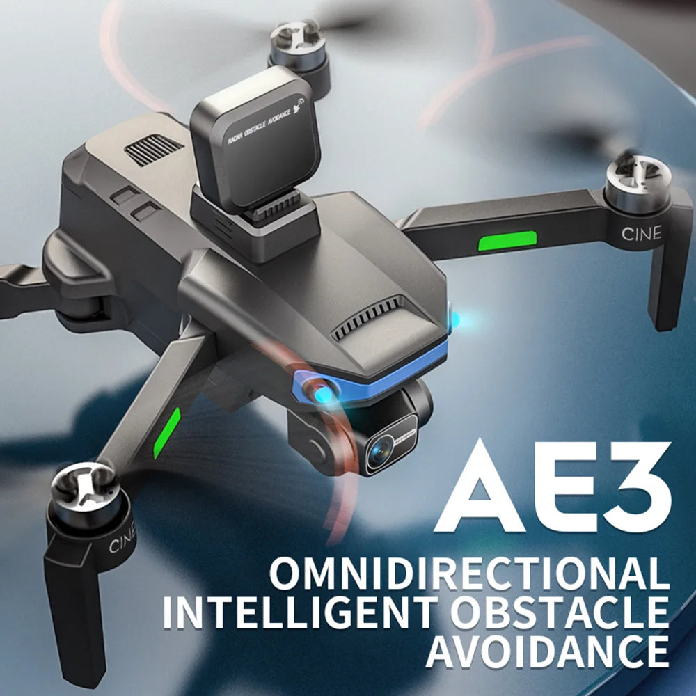 AE3/AE8 PRO Max GPS Drone: Professional Obstacle Avoidance Quadcopter Aerial Photography UAV