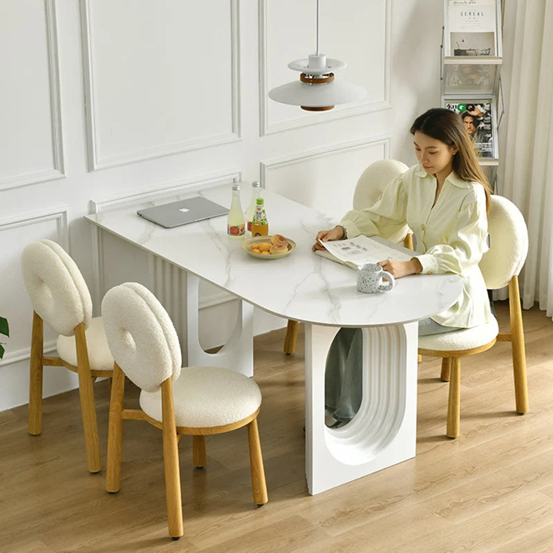 Multifunctional Dining Set - Elegant 4-Chair Ensemble