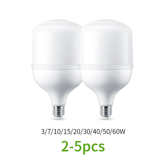 Versatile E27 LED Bulbs - Multiple Wattage Options Available