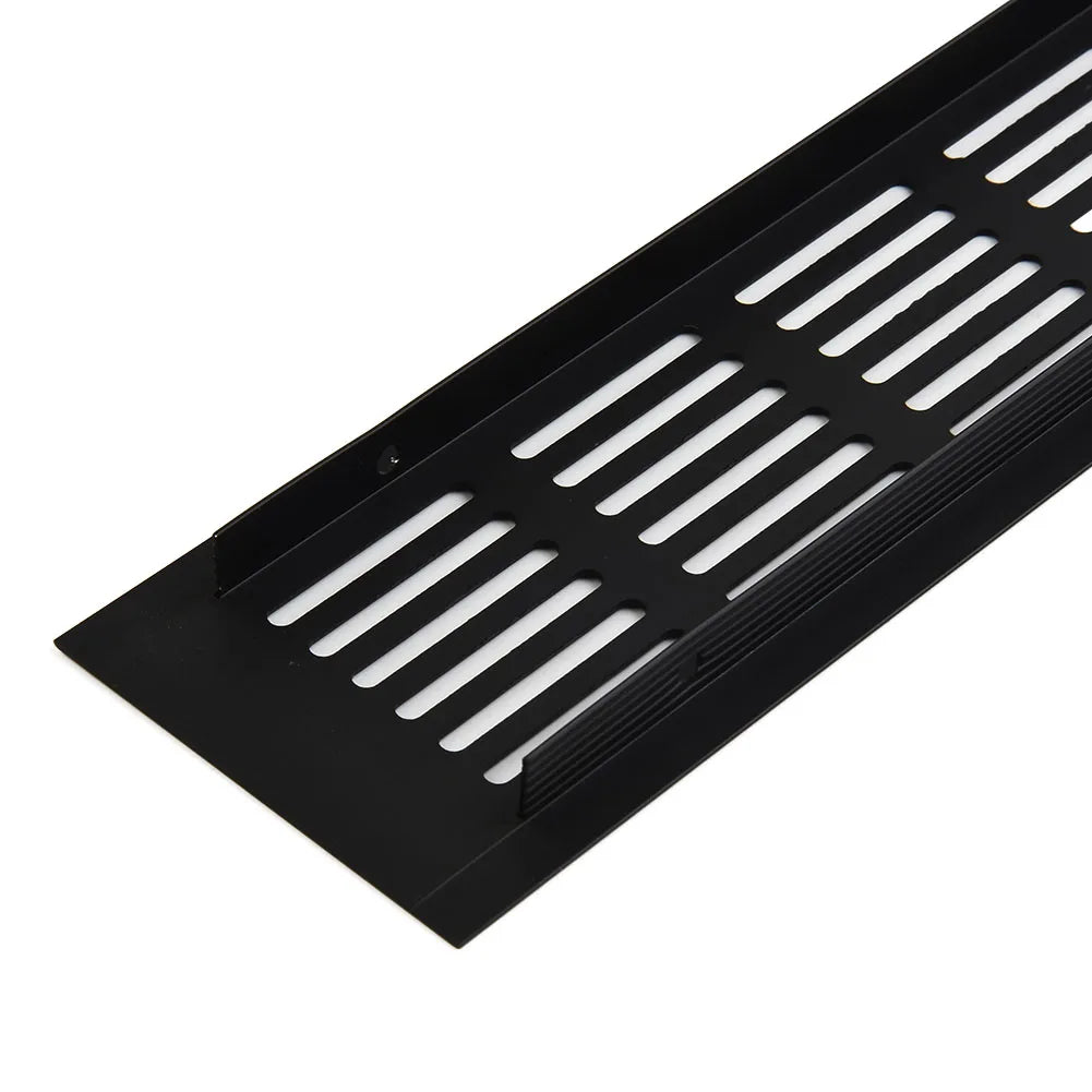 60mm Wide Vents Perforated Sheet Aluminum Alloy Air Vent Cabinet Wardrobe Ventilation Grille Vents Grille Ventilation-Cover