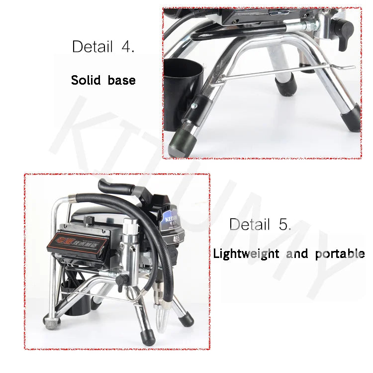 Professional Airless Spray Guns - High-Pressure Machines