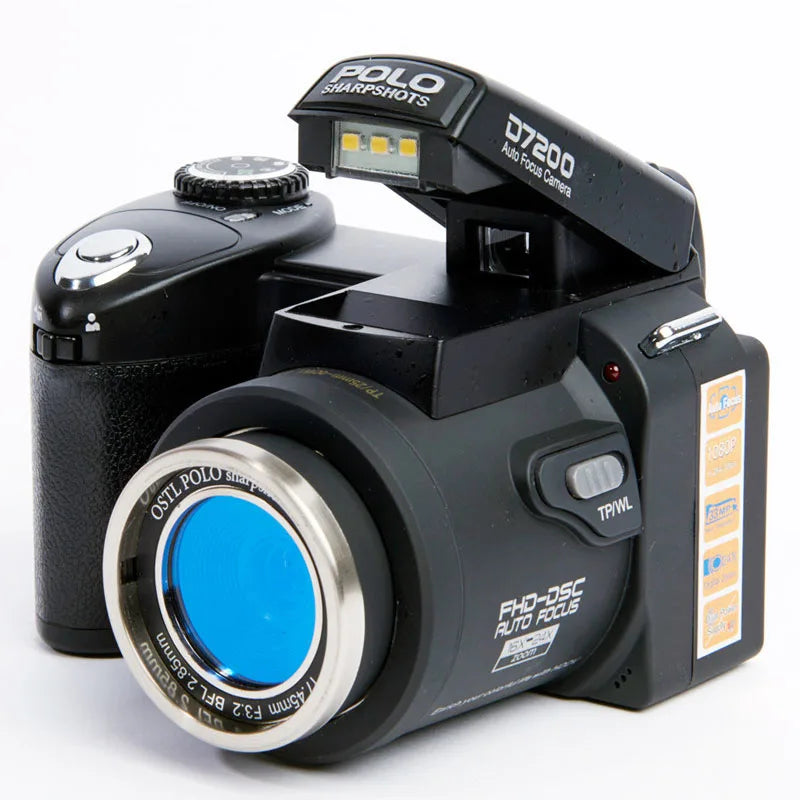 D7200 Digital Camera 33MP Auto Focus Professional DSLR Camera Telephoto Lens Wide Angle Lens Appareil Photo Bag