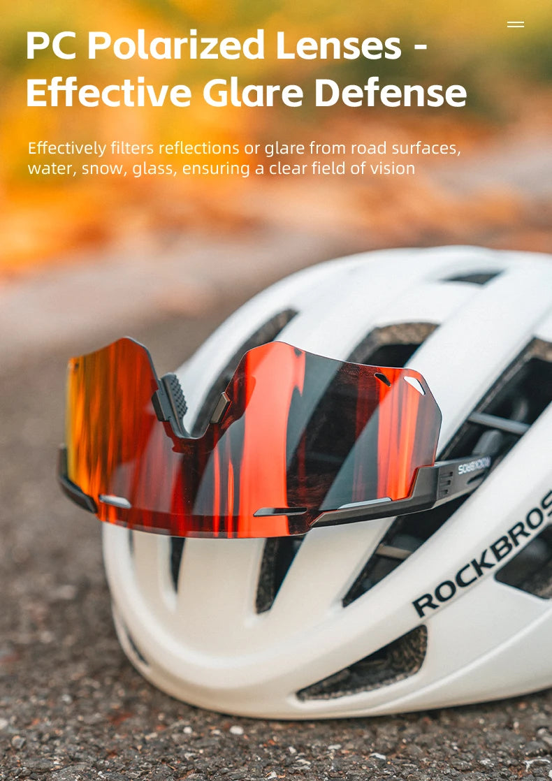 ROCKBROS Cycling Glasses | UV400 Sports Sunglasses