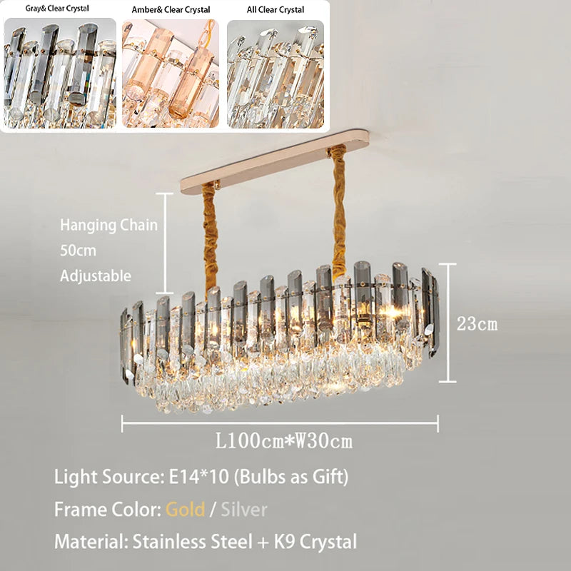 Modern LED Ceiling Lights - Luxury Crystal Balls