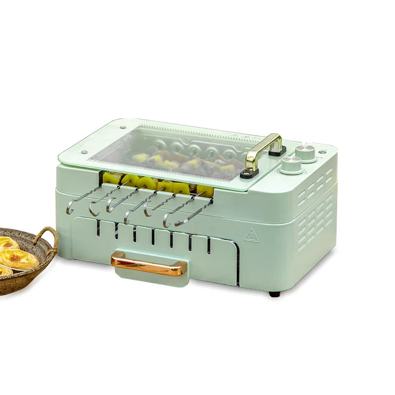 Smokeless Electric BBQ Rotating Grill & Oven