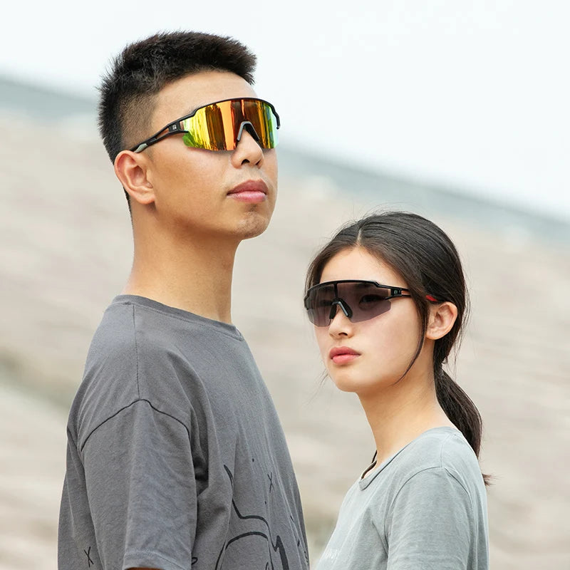 ROCKBROS Photochromic Polarized Cycling Glasses | UV400 Sunglasses