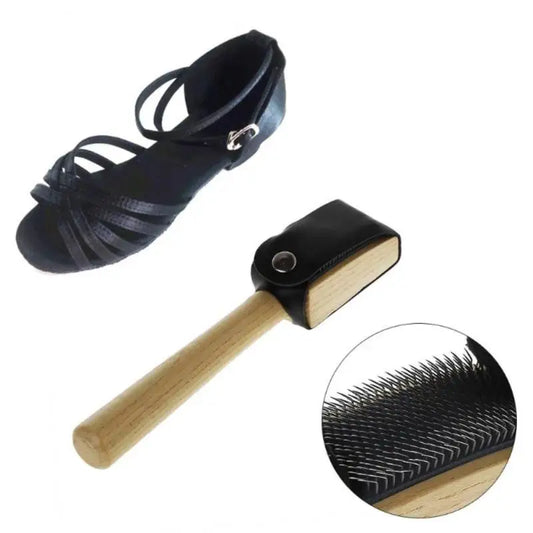 Shoe Brush Wood Suede Sole Wire Cleaners Dance Shoes Cleaning Brush For Footwear Household Cleaning Tools