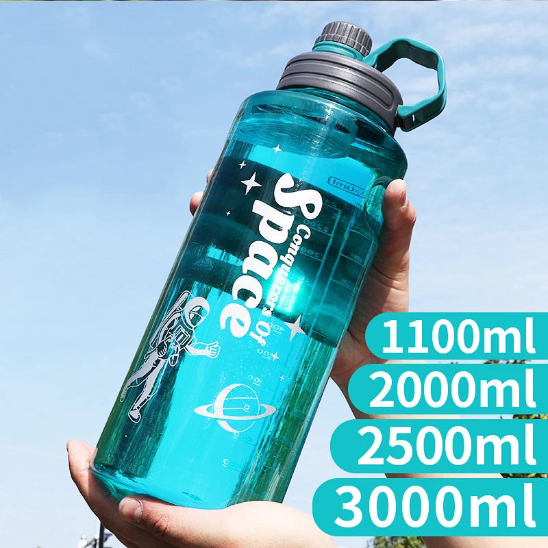 Large-Capacity Leak-Proof Plastic Water Bottle