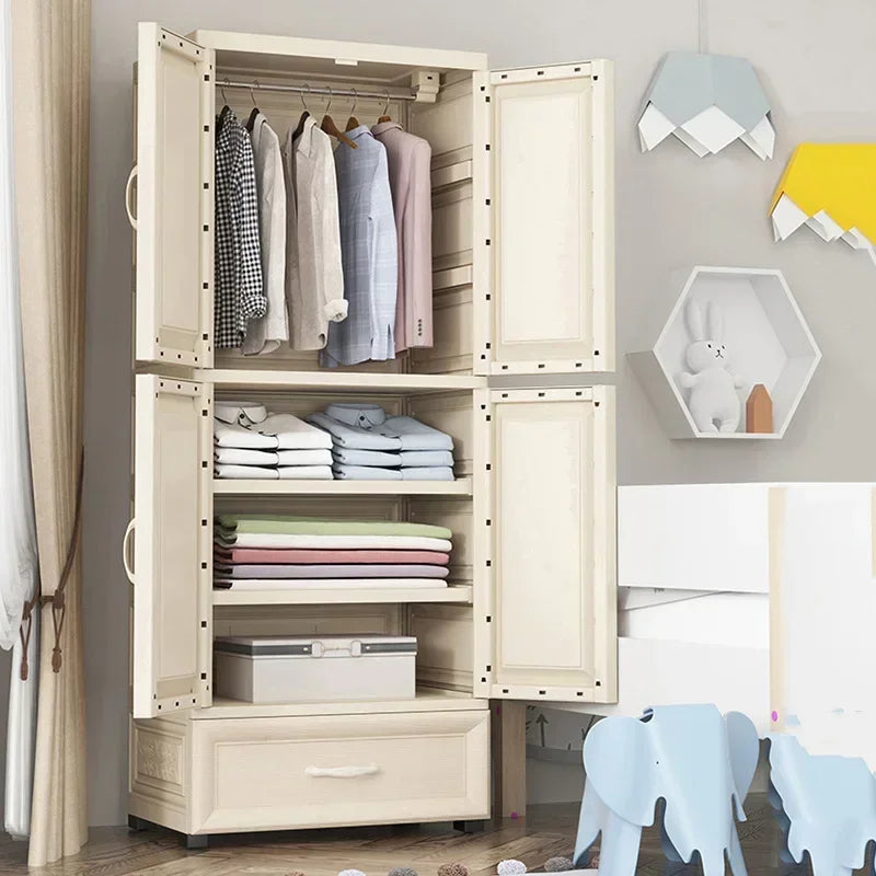 Armable Plastic Wardrobe Closet - Versatile Outdoor Storage