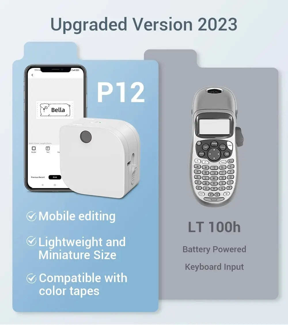 Phomemo P12 Portable Bluetooth Label Maker