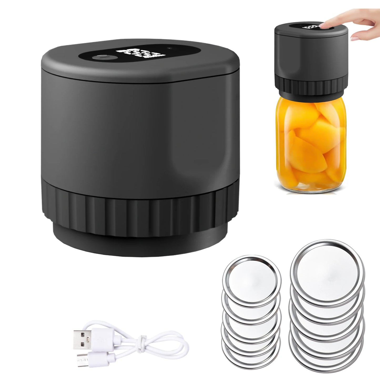 Cordless Mason Jar Vacuum Sealer Kit