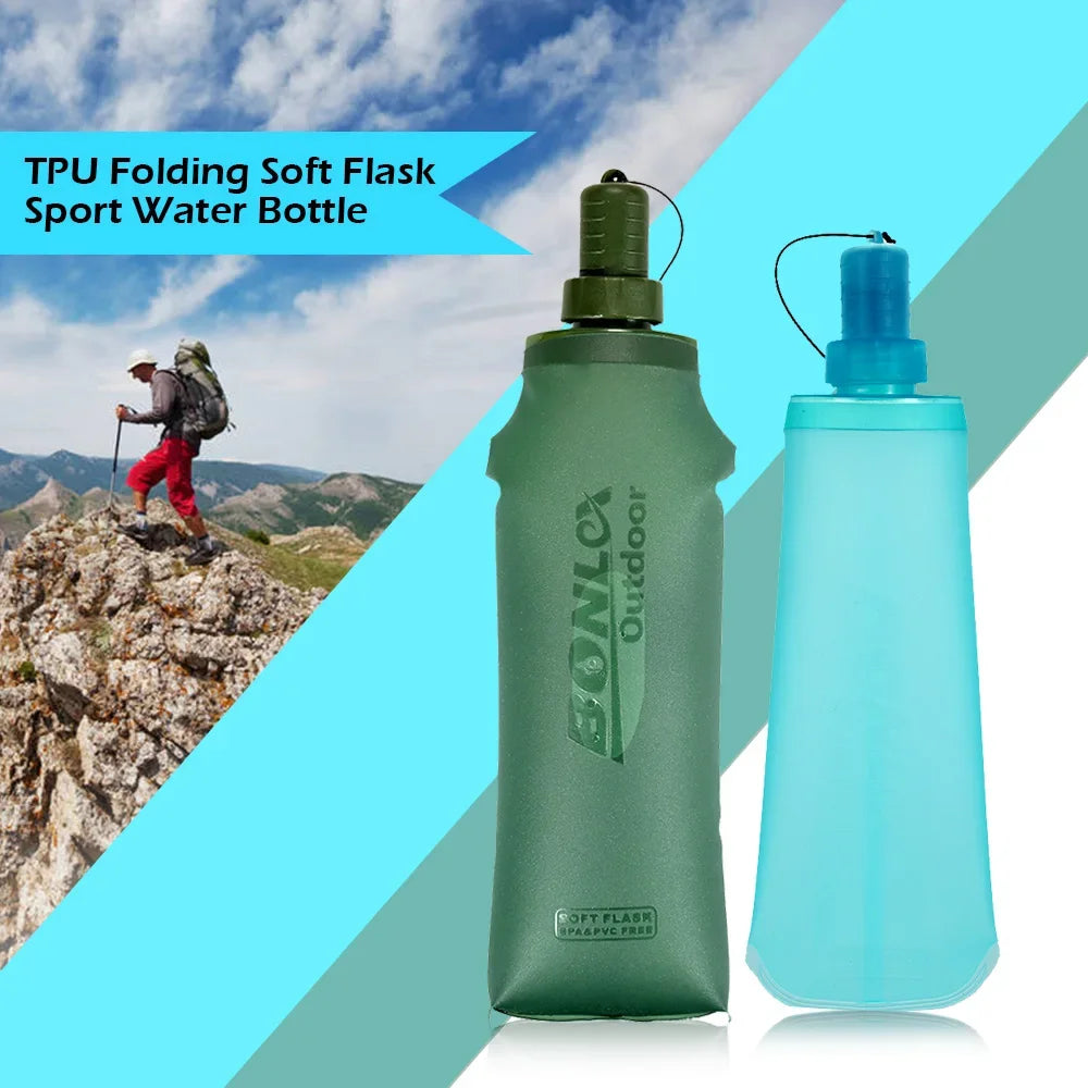 Foldable TPU Outdoor Sport Water Bottle