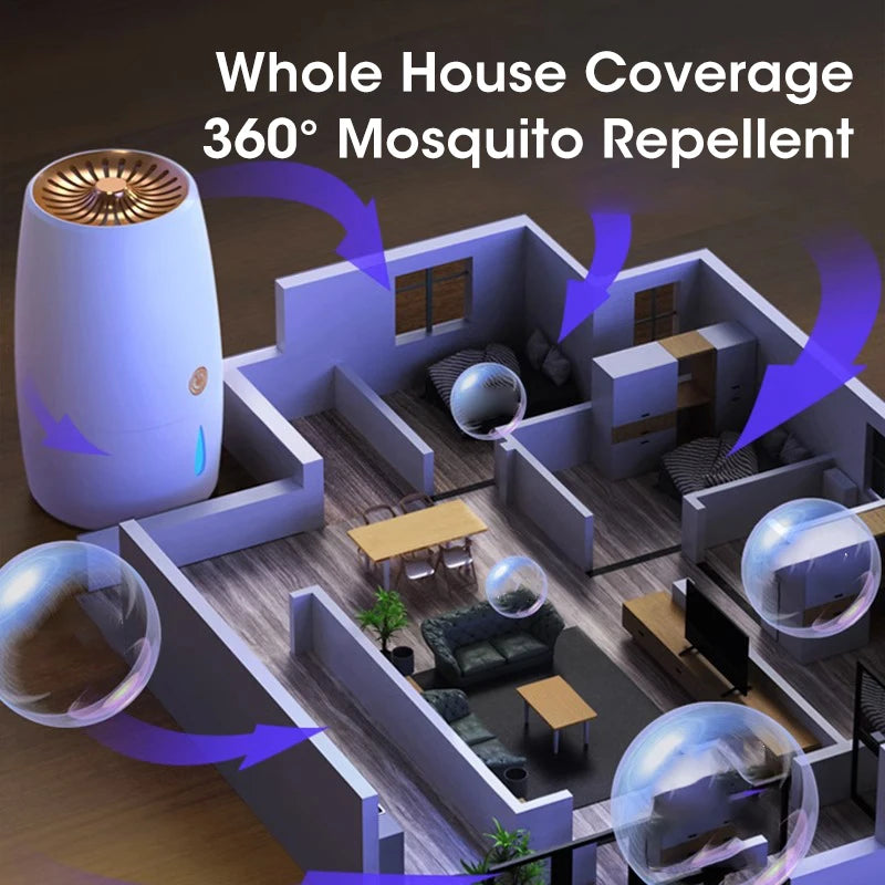 Oil Mosquito Repellent Machine Effective Quickly 5V USB Connect Intelligent Mosquito Exterminator 8 Hours Timing at Night