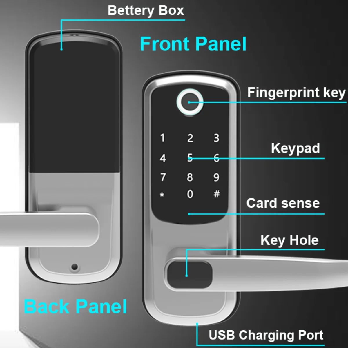 TTLOCK Wifi Smart Door Lock Biometric Security